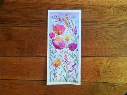 Spring Flowers (ages 13+) Watercolor Class