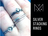 Silver Stacking Rings 