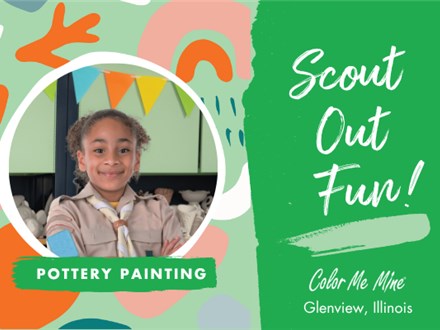 Scouts Pottery Painting Badge Workshop!