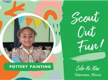 Scouts Pottery Painting Badge Workshop!