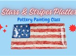 Stars, Stripes & Snacks Platter Class at TIME TO CLAY