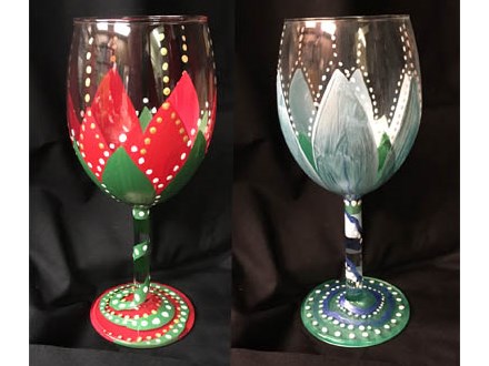 Creative Goblet Class - Floral Frost/Chirstmas Floral Pattern Nov 14 & 27
