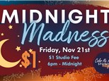 11.21.25 MIDNIGHT MADNESS - Color Me Mine Studio City