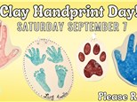 Clay Handprint Day! September 2024