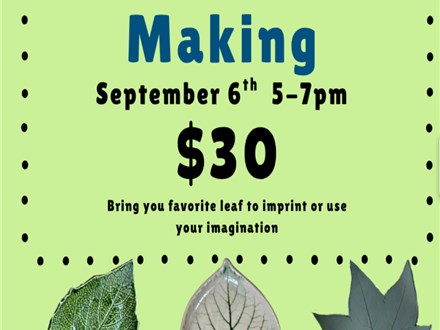 Leaf Plate Creation Class