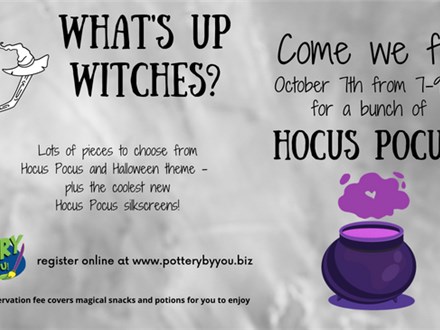 SOLD OUT!!! It's Just a Bunch of HOCUS POCUS Event!