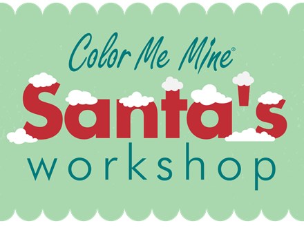 Paint with Santa at Color Me Mine - Airdrie, Alberta