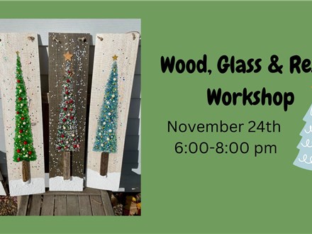 Wood, Glass & Resin Class at TIME TO CLAY