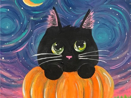 Jack the Cat Canvas Friday October 24th 6:30-8:30pm