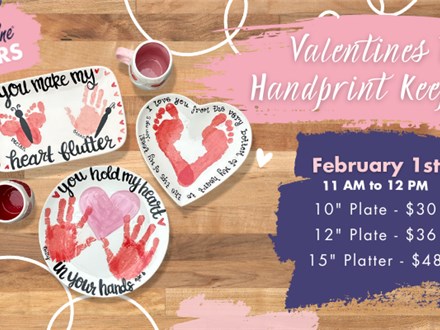 VALENTINES HANDPRINT KEEPSAKE - FEBRUARY 1