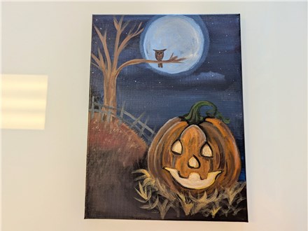 Hoo Hoo's Watching Adult Canvas Class $35