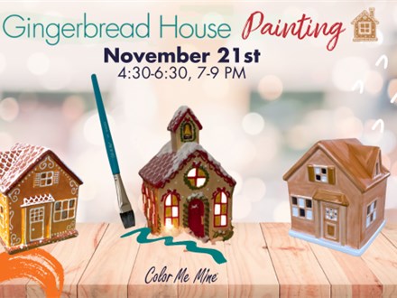 Gingerbread House Painting