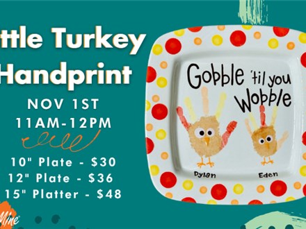 Little Turkey Handprint - November 1
