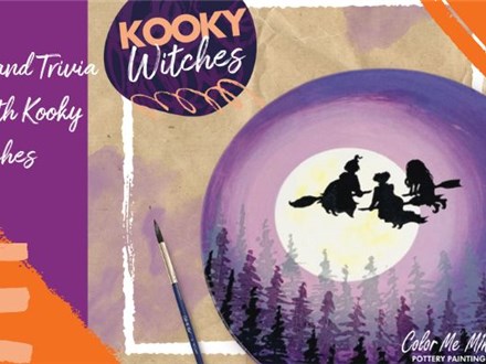 Paint and Trivia night with Kooky Witches Friday October 14th
