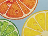 Citrus Slices Canvas Class - June 7 $40/person 