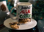 Drop Off Your Kids To Paint Santa A Milk & Cookie Mug