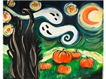 Bel Air Kids Spooky Starry Night Canvas - Oct 4th 