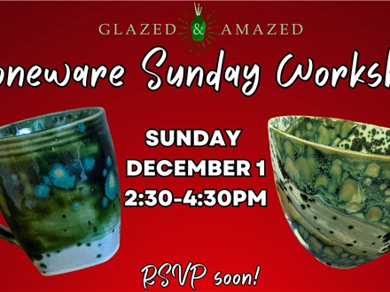 Stoneware Sunday Workshop! December 2024