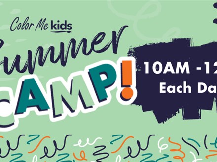 Summer Camp Leaf Dot Canvas Thursday, July 7th 10am-12pm