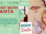 Paint with Santa: Sunday, December 8th, 5:00-7:00pm