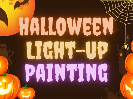 Halloween Light-Up Painting!