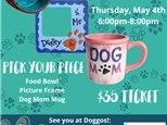 Pottery Pawty at Doggos! $35 - May 3