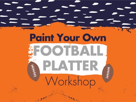 PYOFootball Platter Adult Workshop: Transfer Paper Technique- January 23rd 6-8pm