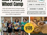 Kids' Pottery Wheel Camp June 17th, 18th, 19th 2025