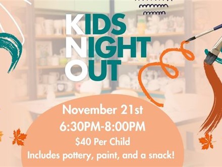 Kids Night Out November 21st, 2025