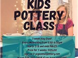 February Kids Pottery Wheel Class 2023