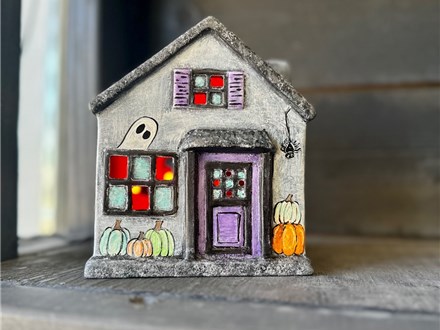 You Had Me at Merlot - Haunted House - Ceramic - Oct 17th - $42