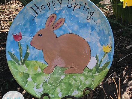 Kids Nite Out Bunny Plate- Happy Spring! Friday March 15 6pm - 8pm