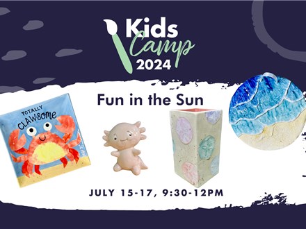 Color Me Mine Kids Summer camp: Fun In The Sun