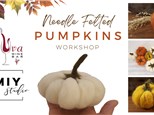 Needle Felted Pumpkins at Uva Wine Bar