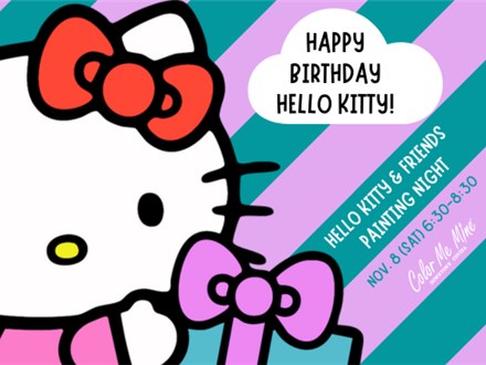 Hello Kitty & Friends | Sanro Painting Night Nov.8 (SAT) Hello Kitty & Friends | Sanro Painting Night Nov.8 (SAT)