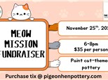 Meow Mission Fundraiser : November 25th 2025 Meow Mission Fundraiser : November 25th 2025